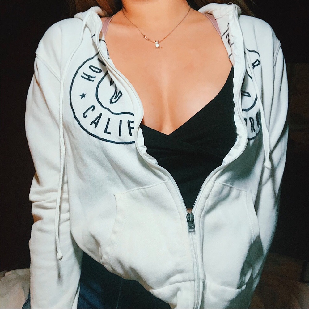 White Hollister Jacket